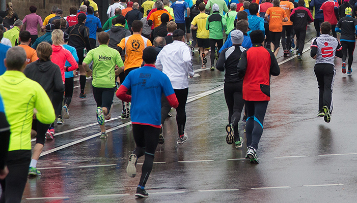 running running