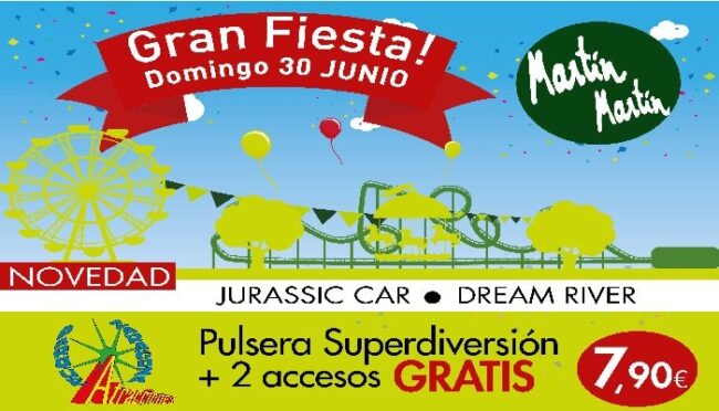 Promoción: Gran Fiesta Martín Martín parque de Atracciones Zgz Promoción: Gran Fiesta Martín Martín parque de Atracciones Zgz