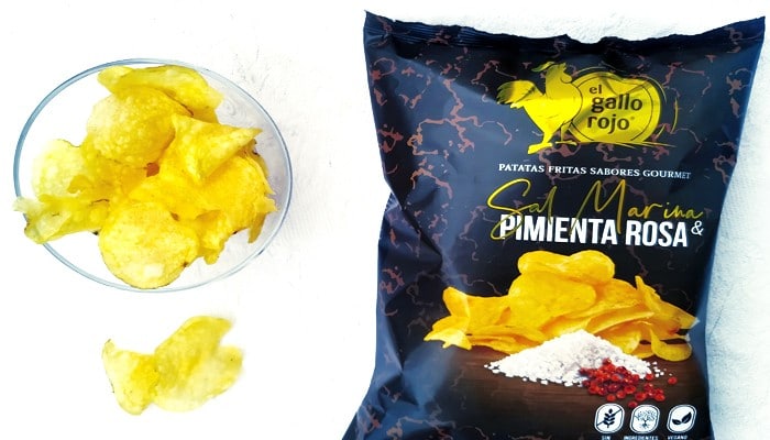 PATATA DE SAL MARINA Y PIMIENTA ROSA