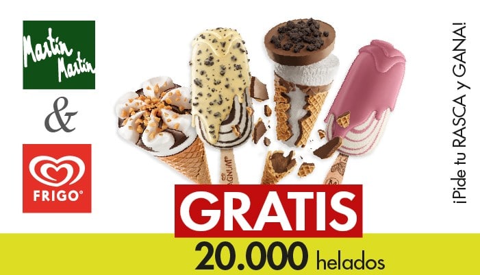 Promoción Frigo 20.000 helados gratis