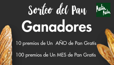 Ganadores del Sorteo del Pan