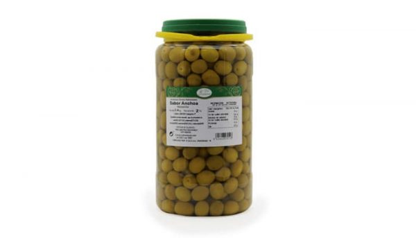 Aceituna Sabor Anchoa 200/220 Garrafa 2 kg
