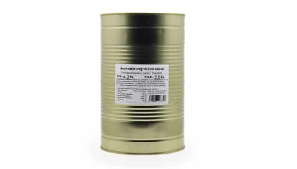 Aceituna Negra Empeltre  Lata 2,5 kg