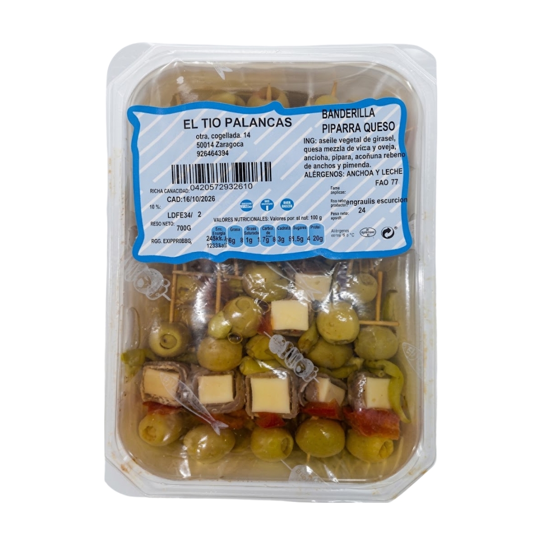 banderilla-piparra queso