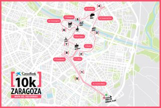 mapa recorrido 10k zaragoza