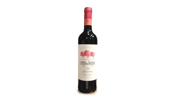 vino tinto roble coto de hayas