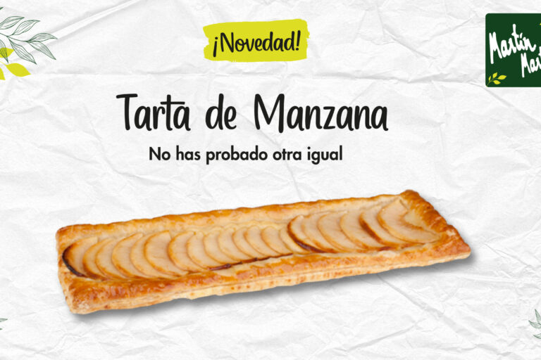 Tarta de manzana rectangular